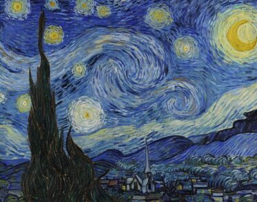 Van Gogh’s drawing – “The Starry Night”